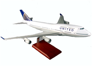 UNITED 747-400 1/100 POST CONTINENTAL MERGER