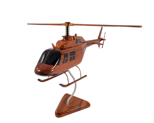 Bell 206 chopper helicopter model