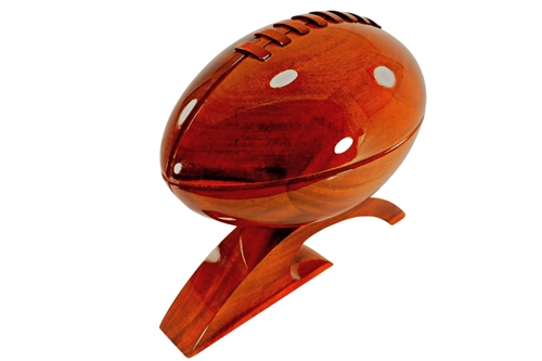 Wooden Football Wood Gift