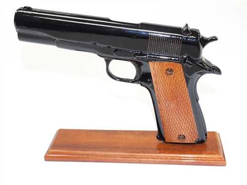 45 Caliber Wood Handgun