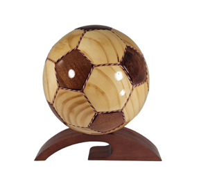 Wooden Soccer Ball -