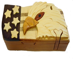 USA Eagle Puzzle Box